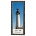 thumbnail image 1 of 12x34 Frame Black Bamboo Solid Wood Picture Frame Width 1.5 Inches | Interior Frame Depth 0.5, 1 of 8