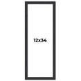 thumbnail image 1 of 12x34 Frame Black Real Wood Picture Frame Width 1.25 Inches | Interior Frame Depth 0.5 Inches |, 1 of 8