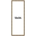 thumbnail image 1 of 12x34 Frame Gold Kingsley Distressed Solid Wood Picture Frame Width 0.75 Inches | Interior Frame, 1 of 8