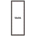 thumbnail image 1 of 12x34 Frame Silver Real Wood Picture Frame Width 1.25 Inches | Interior Frame Depth 0.75 Inches |, 1 of 8