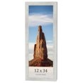 thumbnail image 1 of 12x34 Frame White Real Wood Picture Frame Width 1.5 inches | Interior Frame Depth 0.5 inches | Barn, 1 of 8