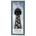 thumbnail image 1 of 12x35 Frame Blue Rustic Barnwood Solid Wood Picture Frame Width 1.25 Inches | Interior Depth 0.5, 1 of 8
