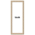 thumbnail image 1 of 12x35 Frame White Real Wood Picture Frame Width 1.5 inches | Interior Frame Depth 0.5 inches |, 1 of 8