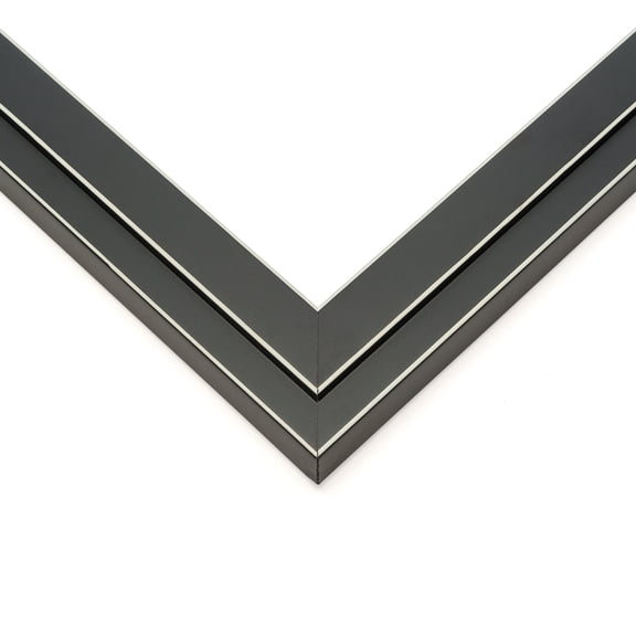 12x36 Frame Black Real Wood Picture Frame Width 1.25 inches | Interior Frame Depth 0.5 inches |