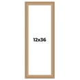 thumbnail image 1 of 12x36 Frame Charleston Honey Brown Solid Wood Picture Frame Width 1.75 Inches | Interior Depth 0.5, 1 of 8
