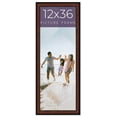 thumbnail image 1 of 12x36 Frame Executive Brown Round Mahogany Finish Solid Wood Picture Frame | 1.25 Inch Moulding, 1 of 8