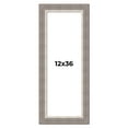 thumbnail image 1 of 12x36 Frame Grey Real Wood Picture Frame Width 2.75 Inches | Interior Frame Depth 0.5 Inches |, 1 of 8