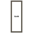 thumbnail image 1 of 12x38 Frame Black Bamboo Solid Wood Picture Frame Width 1.5 Inches | Interior Frame Depth 0.5, 1 of 8