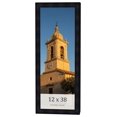 thumbnail image 1 of 12x38 Frame Black Passaggi Solid Wood Picture Frame Width 1.5 Inches | Interior Depth 0.5 Inches |, 1 of 8