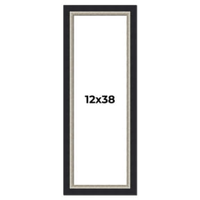 40x25 Frame Black Real Wood Picture Frame Width 0.75 inches | Interior ...