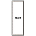 thumbnail image 1 of 12x38 Frame Silver Real Wood Picture Frame Width 1.25 Inches | Interior Frame Depth 0.75 Inches |, 1 of 8