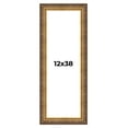thumbnail image 1 of 12x38 Frame Vintage Gold Solid Wood Picture Frame | 2.5 Inch Moulding Width | Ornate Bronze Museo, 1 of 8