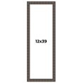 thumbnail image 1 of 12x39 Frame Black Bamboo Solid Wood Picture Frame Width 1.5 Inches | Interior Frame Depth 0.5, 1 of 8