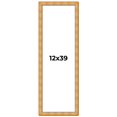 thumbnail image 1 of 12x39 Frame Gold Rustic Solid Wood Picture Frame | 1.25 Inch Wide Moulding | Rustique Gold, 1 of 8
