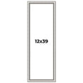thumbnail image 1 of 12x39 Frame Silver Real Wood Picture Frame Width 1.25 Inches | Interior Frame Depth 0.5 Inches |, 1 of 8