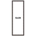 thumbnail image 1 of 12x39 Frame Silver Real Wood Picture Frame Width 1.25 Inches | Interior Frame Depth 0.75 Inches |, 1 of 8