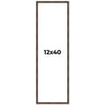 thumbnail image 1 of 12x40 Frame Brown Bamboo with Dark Coffee/Walnut Finish | Solid Wood Picture Frame Width 0.75, 1 of 8