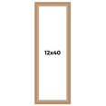 thumbnail image 1 of 12x40 Frame Charleston Honey Brown Solid Wood Picture Frame Width 1.75 Inches | Interior Depth 0.5, 1 of 8