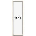 thumbnail image 1 of 12x40 Frame White Wheat Solid Wood Picture Frame | Moulding Width 0.75 Inches | Interior Depth 0.5, 1 of 8