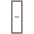 thumbnail image 1 of 12x41 Dark Brown Bamboo Real Wood Picture Frame Width 1.5 inches | Interior Frame Depth 0.5 inches, 1 of 8