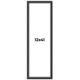 thumbnail image 1 of 12x41 Frame Black Real Wood Picture Frame Width 1.25 inches | Interior Frame Depth 0.5 inches |, 1 of 8