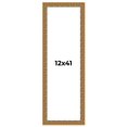 thumbnail image 1 of 12x41 Frame Black and Gold Distressed Solid Wood Sonoma Picture Frame | 1.625 Inch Moulding Width |, 1 of 8