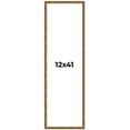 thumbnail image 1 of 12x41 Frame Gold Kingsley Distressed Solid Wood Picture Frame Width 0.75 Inches | Interior Frame, 1 of 8