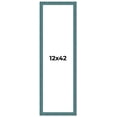 thumbnail image 1 of 12x42 Frame Blue Rustic Barnwood Solid Wood Picture Frame Width 1.25 Inches | Interior Depth 0.5, 1 of 8