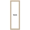 thumbnail image 1 of 12x42 Frame White Real Wood Picture Frame Width 1.5 inches | Interior Frame Depth 0.5 inches |, 1 of 8