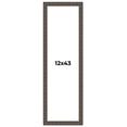 thumbnail image 1 of 12x43 Frame Black Bamboo Solid Wood Picture Frame Width 1.5 Inches | Interior Frame Depth 0.5, 1 of 8