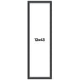 thumbnail image 1 of 12x43 Frame Black Real Wood Picture Frame Width 1.25 inches | Interior Frame Depth 0.5 inches |, 1 of 8
