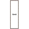 thumbnail image 1 of 12x43 Frame Brown Bamboo with Dark Coffee/Walnut Finish | Solid Wood Picture Frame Width 0.75, 1 of 8