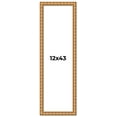 thumbnail image 1 of 12x43 Frame Gold Real Wood Picture Frame Width 1.5 inches | Interior Frame Depth 0.5 inches |, 1 of 8