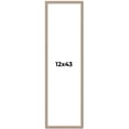 thumbnail image 1 of 12x43 Frame Silver Real Wood Picture Frame Width 0.75 Inches | Interior Frame Depth 0.5 Inches |, 1 of 8