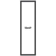 thumbnail image 1 of 12x47 Frame Black Real Wood Picture Frame Width 1.25 inches | Interior Frame Depth 0.5 inches |, 1 of 8