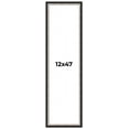 thumbnail image 1 of 12x47 Frame Silver Real Wood Picture Frame Width 1.25 Inches | Interior Frame Depth 0.75 Inches |, 1 of 8