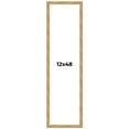 thumbnail image 1 of 12x48 Frame Beige Real Wood Picture Frame Width 1.25 inches | Interior Frame Depth 0.5 inches |, 1 of 8