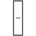 thumbnail image 1 of 12x48 Frame Black Real Wood Picture Frame Width 1.25 Inches | Interior Frame Depth 0.5 Inches |, 1 of 8