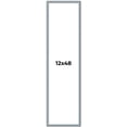 thumbnail image 1 of 12x48 Frame Blue Scuffed Farm Board Solid Wood Picture Frame Width 0.75 Inches | Interior Depth 0.5, 1 of 8
