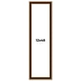thumbnail image 1 of 12x48 Frame Gold Brown Plein Air Vintage Solid Wood Picture Frame | 1.75 Inches Moulding Width |, 1 of 8
