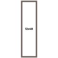 thumbnail image 1 of 12x48 Frame Silver Real Wood Picture Frame Width 1.25 Inches | Interior Frame Depth 0.5 Inches |, 1 of 8