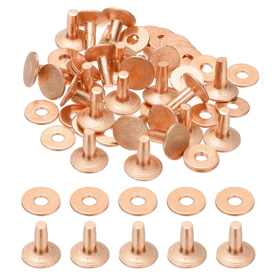 12x4x10mm Studs for Clothing, 100 Sets Spikes for Clothes Studs and Spikes Leather Rivets Burrs Copper Fastener Metal Screw Posts for Leather Jacket Crafting Crafts Fabric