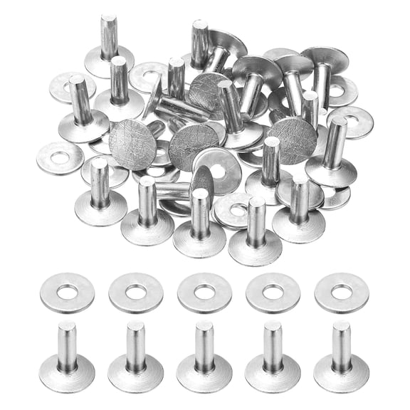 12x4x12mm Studs for Clothing, 100 Sets Spikes for Clothes Studs and Spikes Leather Rivets Burrs Aluminum Fastener Metal Screw Posts for Leather Jacket Crafting Crafts Fabric