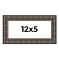 thumbnail image 1 of 12x5 Frame Black Bamboo Solid Wood Picture Frame Width 1.5 Inches | Interior Frame Depth 0.5 Inches, 1 of 8