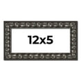 thumbnail image 1 of 12x5 Frame Black-Brown Medieval Solid Wood Picture Frame | 1.5 Inch Moulding Width | Gotham Beveled, 1 of 8