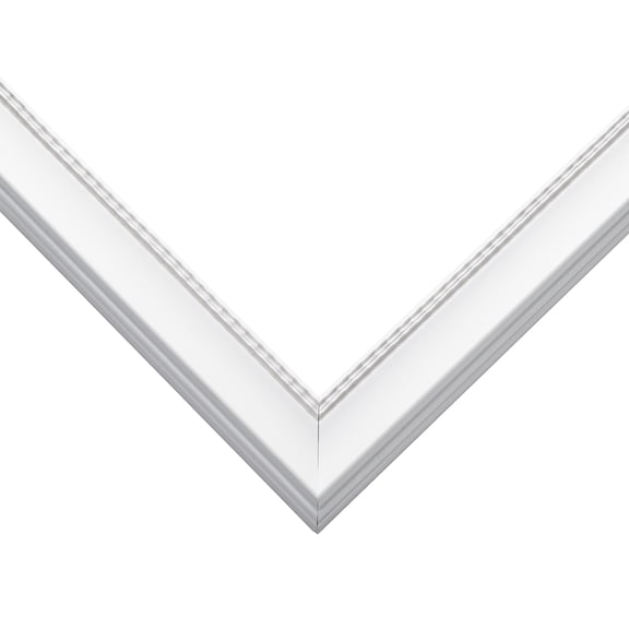 12x5 Frame White Real Wood Picture Frame Width 1.25 inches | Interior Frame Depth 0.5 inches |