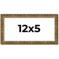 thumbnail image 1 of 12x5 IN Frame Gold Kingsley Distressed Solid Wood Picture Frame Width 0.75 Inches | Interior Frame, 1 of 8