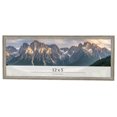 thumbnail image 1 of 12x5 IN Frame Grey Solid Wood Picture Frame Width 1 Inches | Interior Frame Depth 0.5 Inches |, 1 of 8