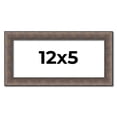 thumbnail image 1 of 12x5 IN Frame Silver Real Wood Picture Frame Width 1.25 Inches | Interior Frame Depth 0.5 Inches |, 1 of 8