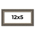 thumbnail image 1 of 12x5 IN Frame Silver Real Wood Picture Frame Width 1.25 Inches | Interior Frame Depth 0.5 Inches |, 1 of 8